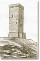 Magione - Torre dei Lambardi (disegno grafico)