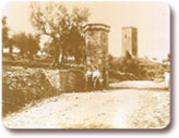 Magione - Veduta della Torre dei Lambardi (1900)